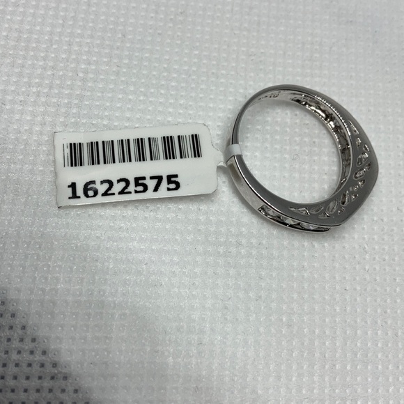 NWT Simulated Diamonds sterling silver ring J-63,64 - Picture 8 of 9
